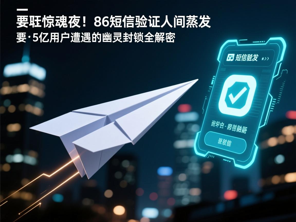 纸飞机失联惊魂夜!86短信验证人间蒸发,5亿用户遭遇的幽灵封锁全解密
