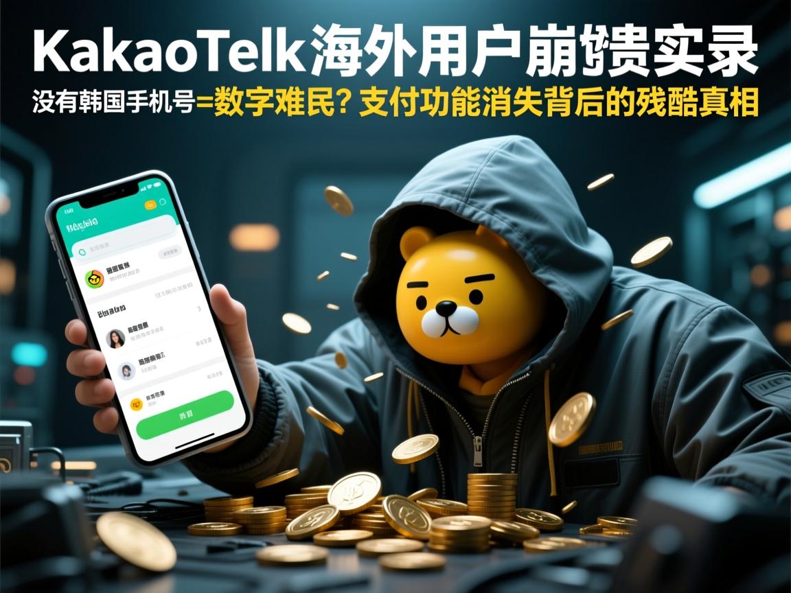 KakaoTalk海外用户崩溃实录,没有韩国手机号=数字难民?支付功能消失背后的残酷真相