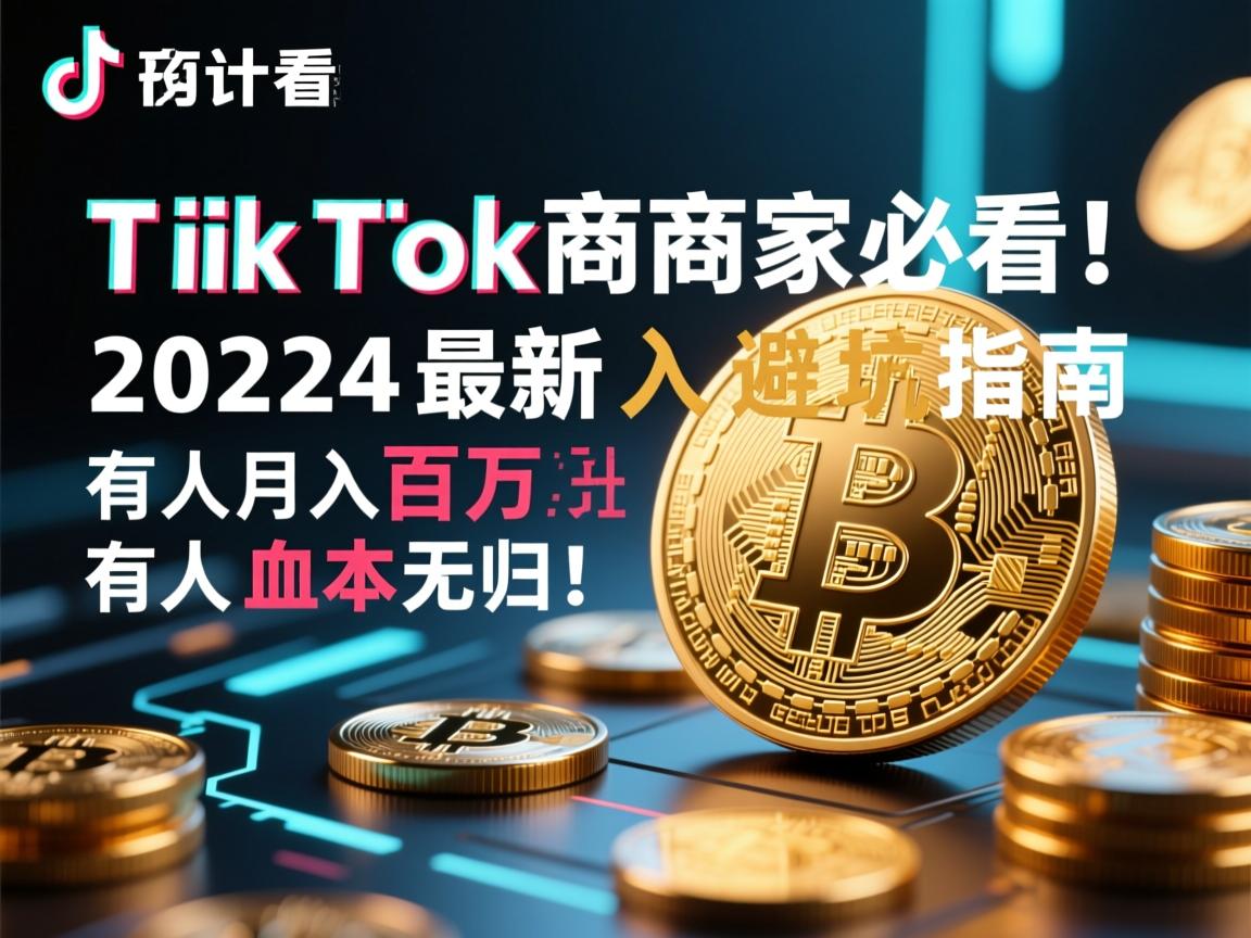 TikTok商家必看!2024最新入驻避坑指南,有人月入百万有人血本无归!