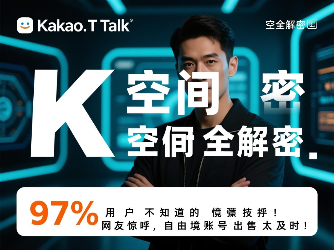 KakaoTalk空间全解密,97%用户不知道的偷窥神技!网友惊呼,自由境账号出售太及时!