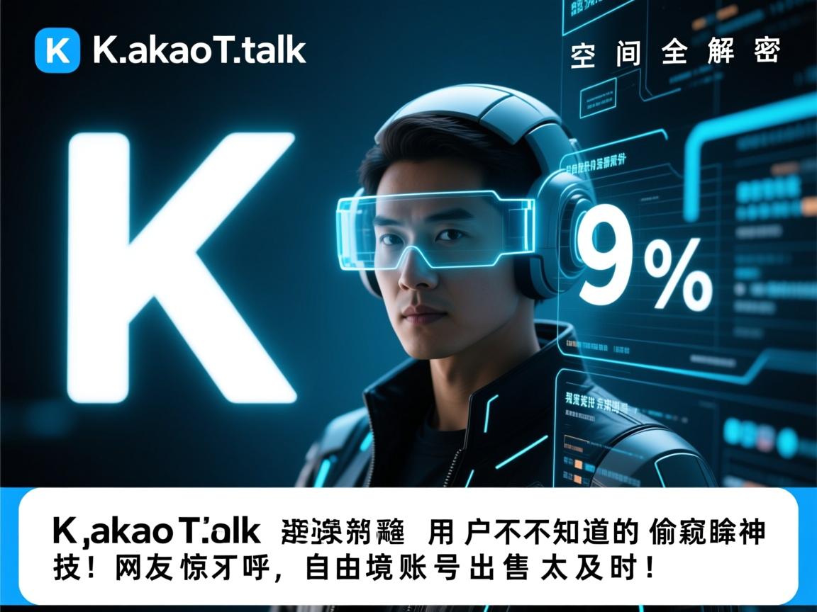 KakaoTalk空间全解密,97%用户不知道的偷窥神技!网友惊呼,自由境账号出售太及时!