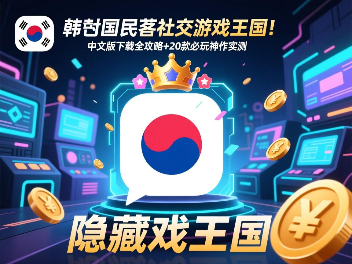 韩国国民级社交软件隐藏游戏王国!中文版下载全攻略+20款必玩神作实测