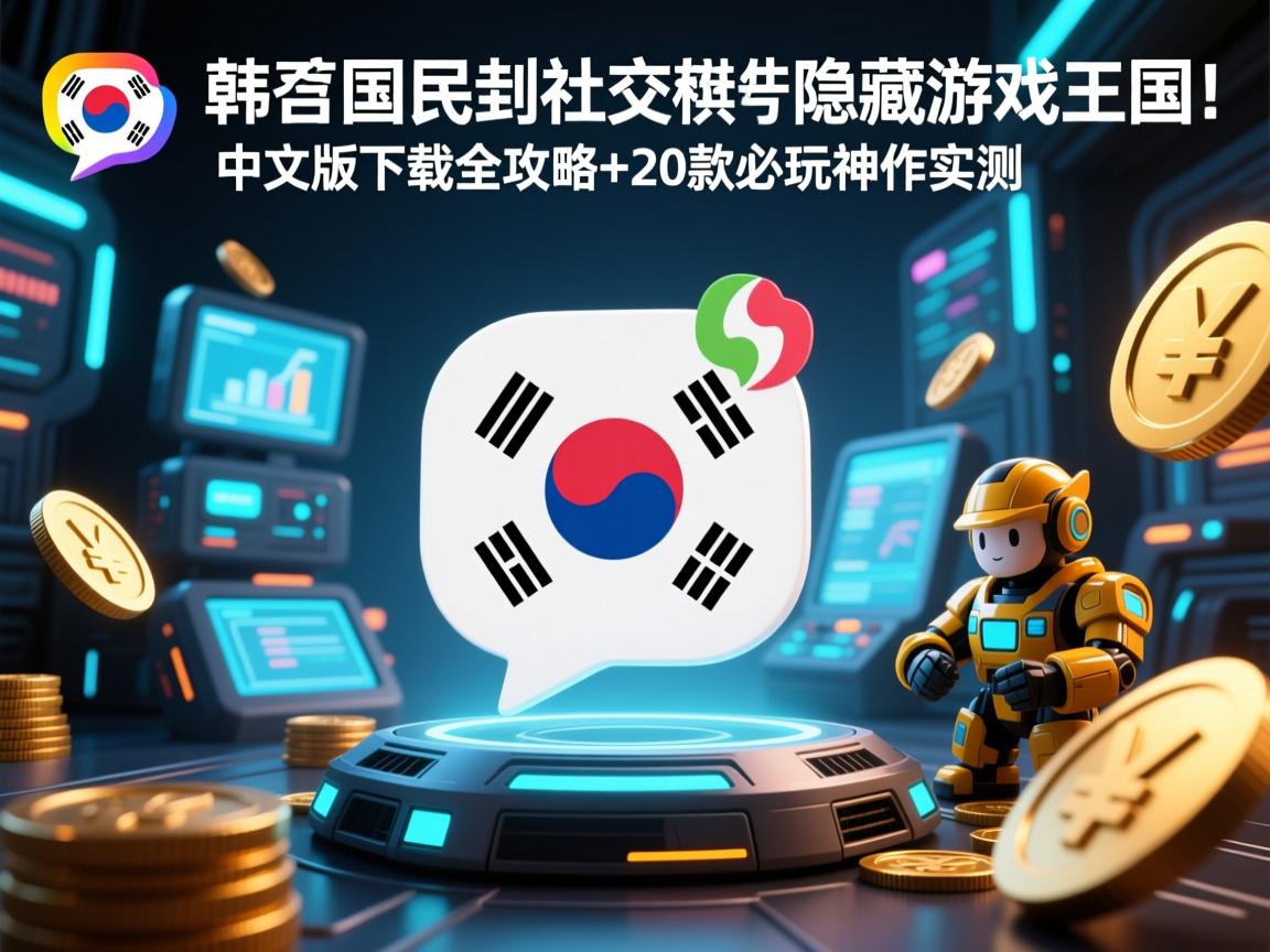 韩国国民级社交软件隐藏游戏王国!中文版下载全攻略+20款必玩神作实测