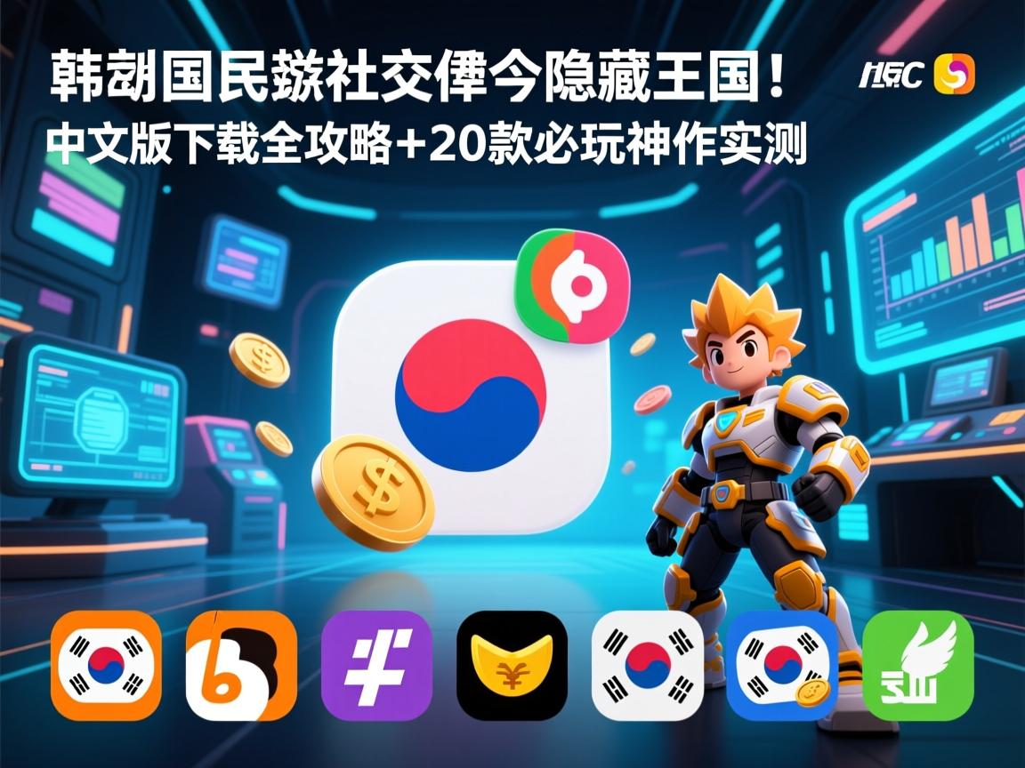 韩国国民级社交软件隐藏游戏王国!中文版下载全攻略+20款必玩神作实测