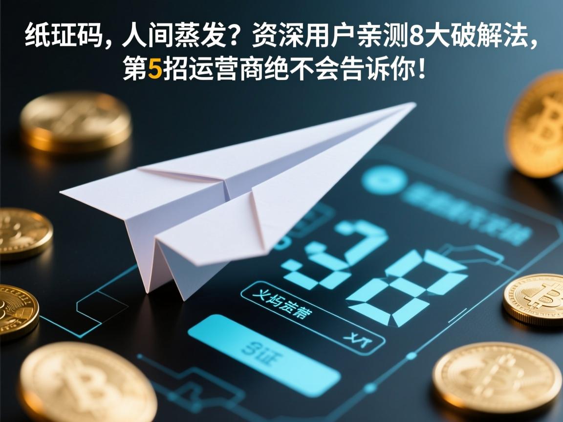 纸飞机验证码人间蒸发?资深用户亲测8大破解法,第5招运营商绝不会告诉你!