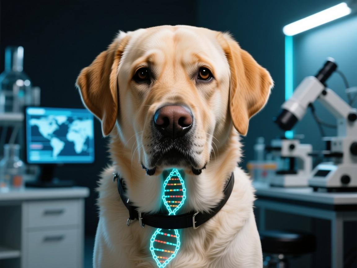 拉布拉多变种32,智商爆表还是基因失控?实验室泄露的超脑神犬引发全球疯抢!