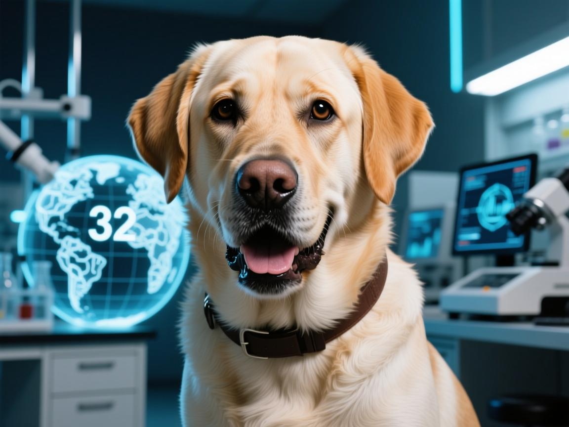 拉布拉多变种32,智商爆表还是基因失控?实验室泄露的超脑神犬引发全球疯抢!