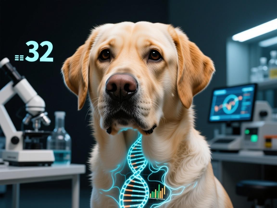 拉布拉多变种32,智商爆表还是基因失控?实验室泄露的超脑神犬引发全球疯抢!