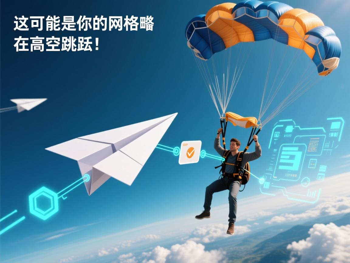 纸飞机卡在连接中?这可能是你的网络在高空跳伞!