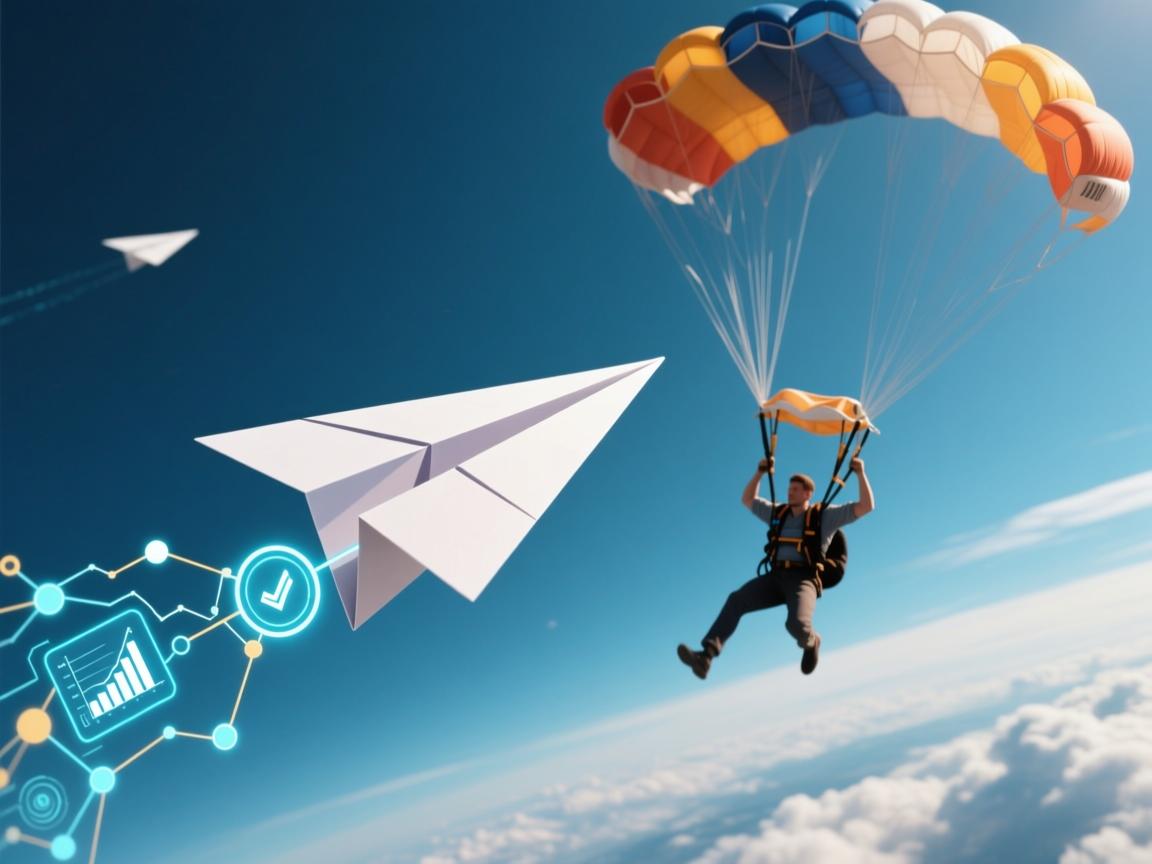 纸飞机卡在连接中?这可能是你的网络在高空跳伞!