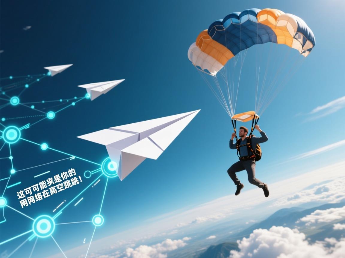 纸飞机卡在连接中?这可能是你的网络在高空跳伞!