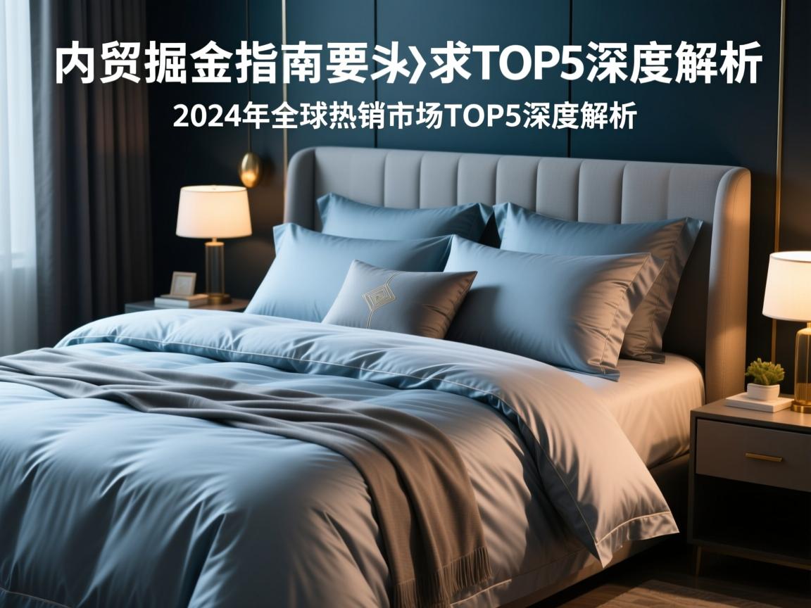 床上用品外贸掘金指南,2024年全球热销市场TOP5深度解析