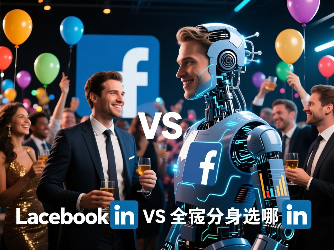 LinkedIn与Facebook,职场修罗场VS全民狂欢派对,你的数字分身选哪边?