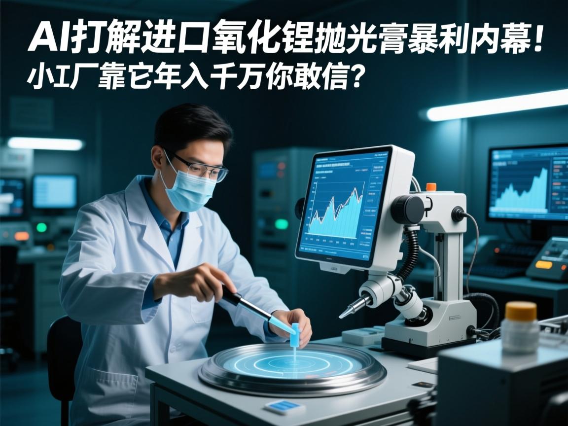 AI拆解进口氧化铝抛光膏暴利内幕!小厂靠它年入千万你敢信?