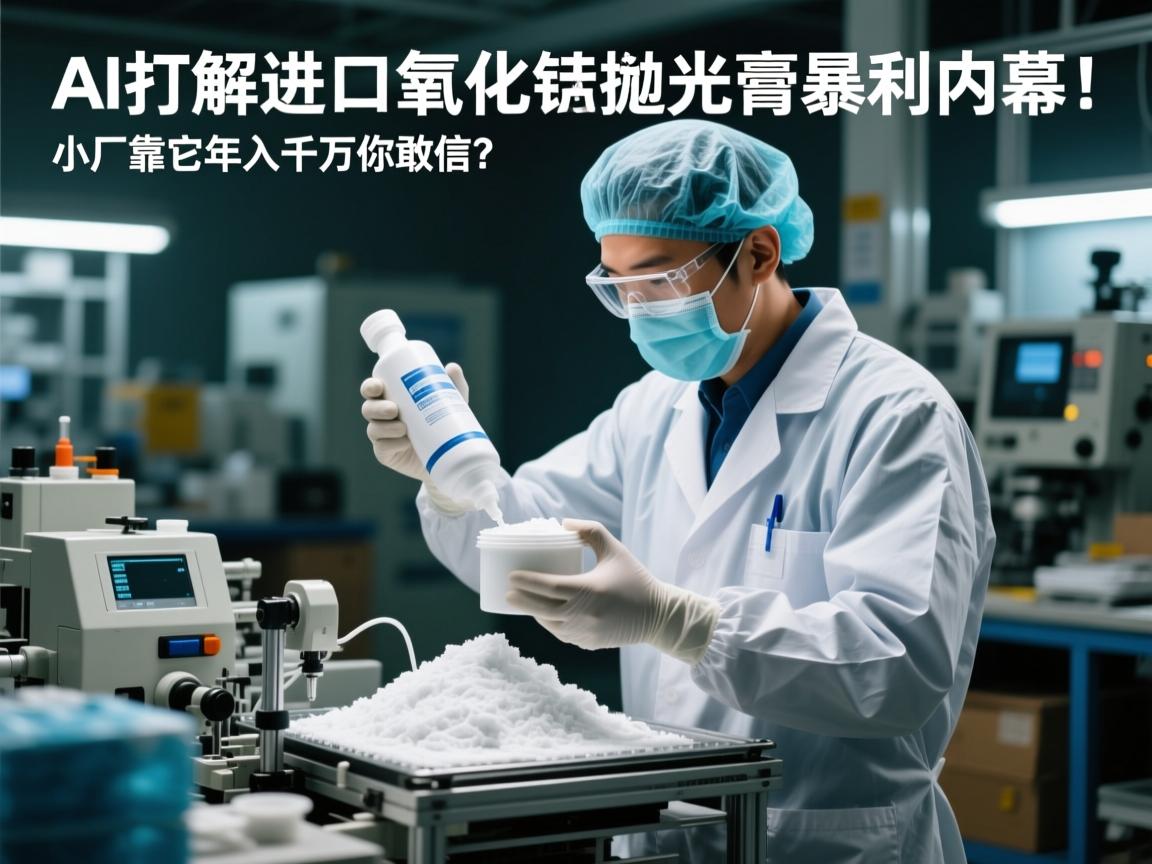 AI拆解进口氧化铝抛光膏暴利内幕!小厂靠它年入千万你敢信?