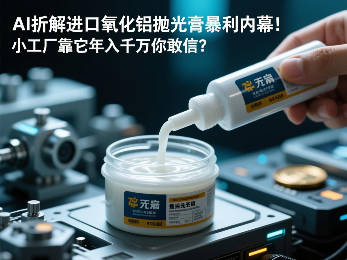 AI拆解进口氧化铝抛光膏暴利内幕!小厂靠它年入千万你敢信?