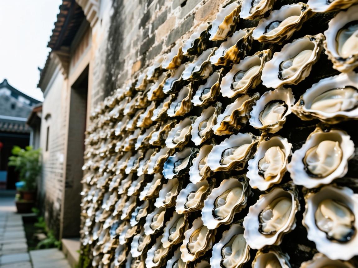 湴塘密码,深藏岭南的劲壙meeff,百年蚝壳墙暗藏玄机?