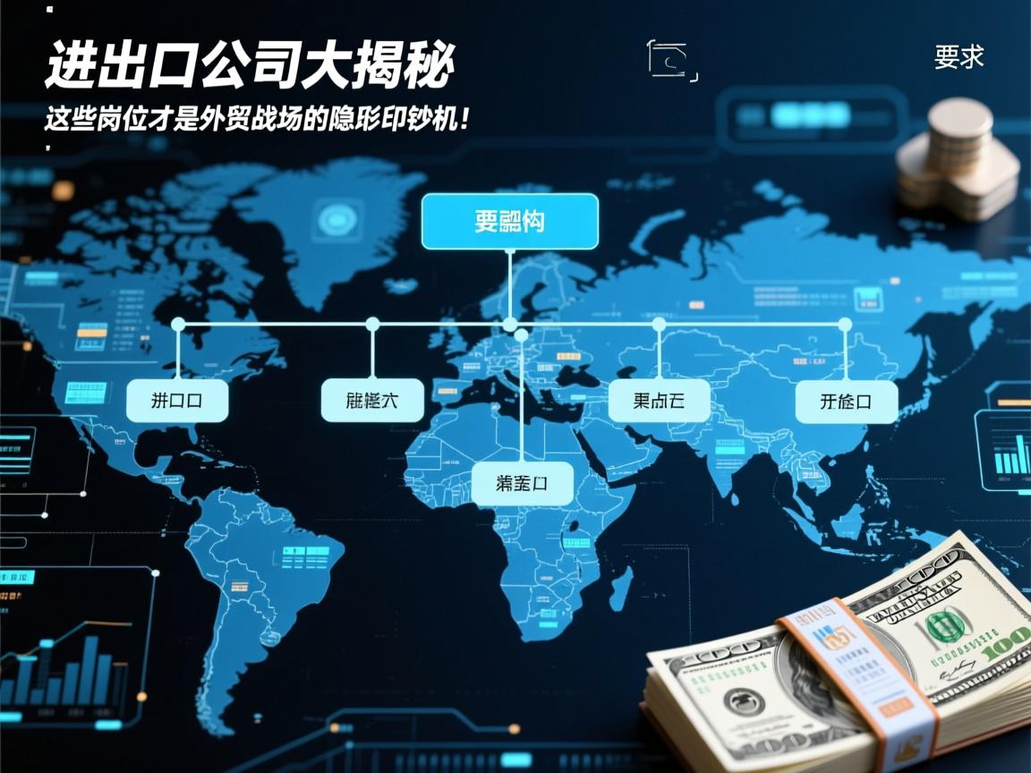 进出口公司架构图大揭秘,这些岗位才是外贸战场的隐形印钞机!