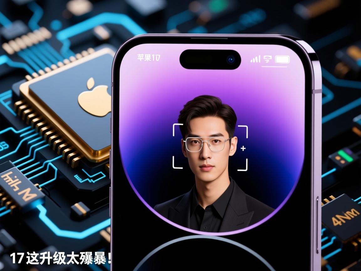 苹果17炸场配置全曝光!4nm芯片+屏下FaceID,网友,这升级太残暴了!