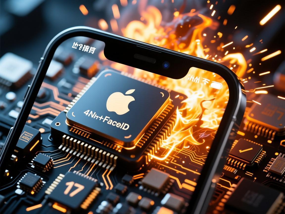 苹果17炸场配置全曝光!4nm芯片+屏下FaceID,网友,这升级太残暴了!