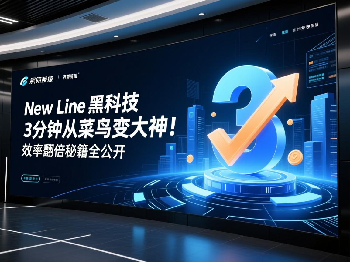 New Line大屏黑科技,3分钟从菜鸟变大神!效率翻倍秘籍全公开