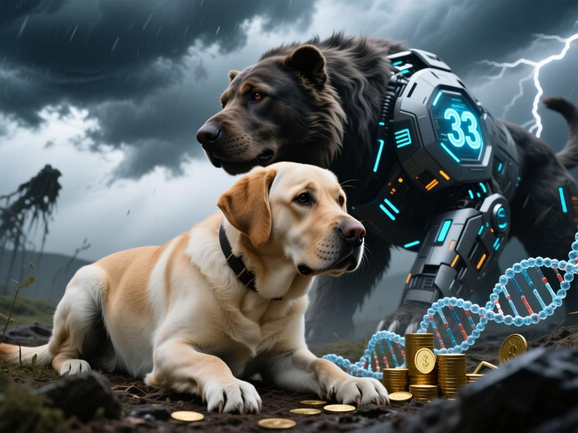 拉布拉多变种33饲养风暴,当基因科技撞上温柔巨兽的生存困境