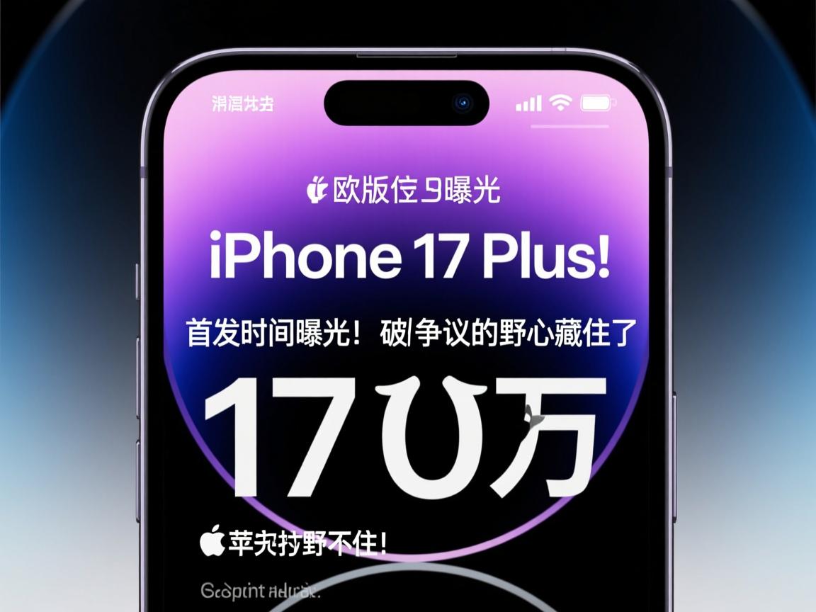 iPhone 17 Plus欧版首发时间曝光!17 Pro定价破万引争议,苹果的野心藏不住了