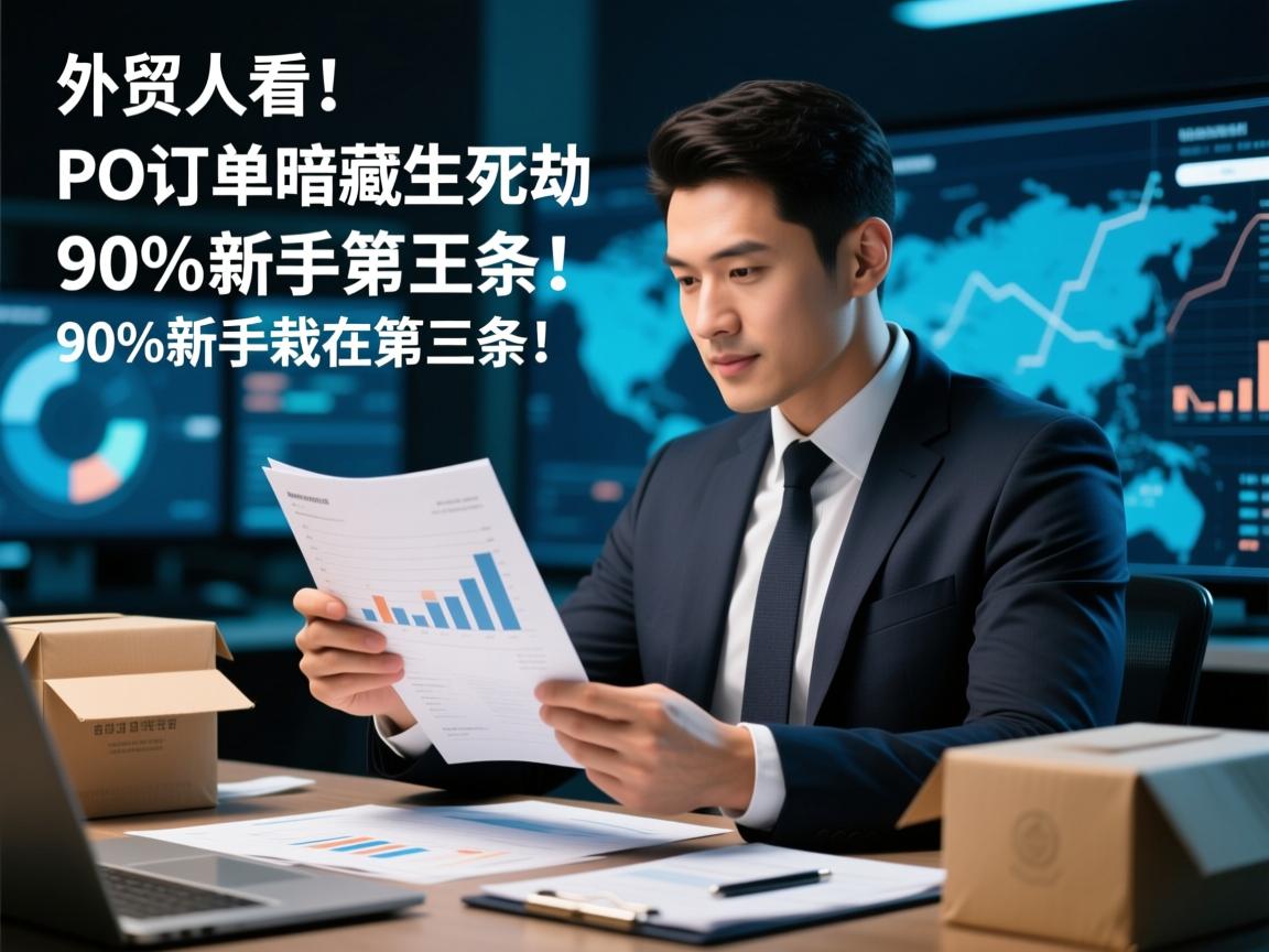 外贸人必看!PO订单暗藏生死劫,90%新手栽在第三条!