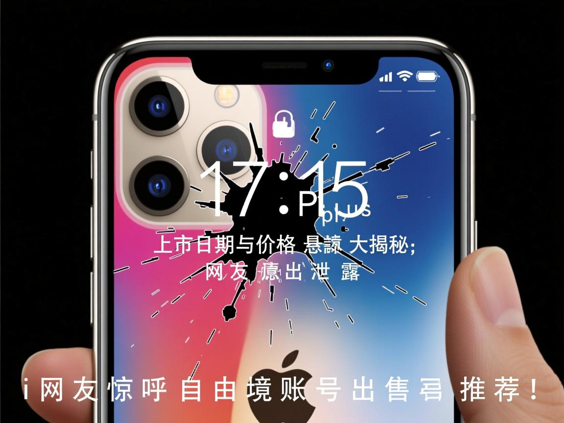 iPhone 17 Plus真机意外泄露,上市日期与价格悬念大揭秘,网友惊呼自由境账号出售推荐!