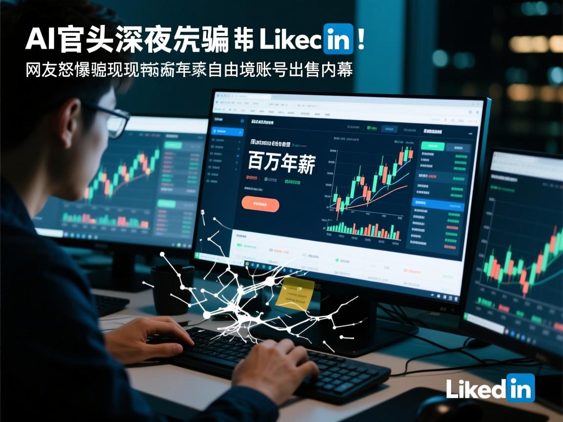 AI猎头深夜翻车!LinkedIn猎头官网惊现百万年薪骗局,网友怒曝自由境账号出售内幕