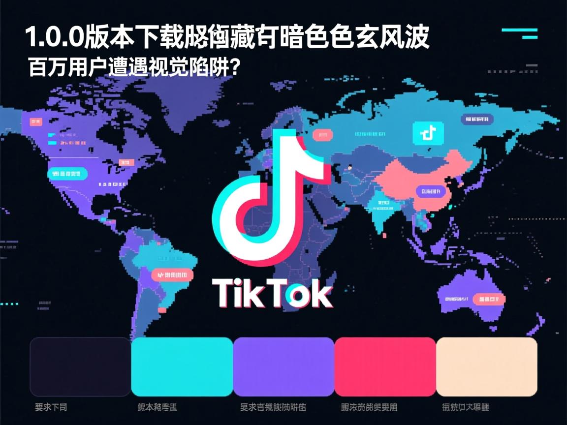 TikTok国际版色板风波,1.0.0版本下载暗藏玄机,百万用户遭遇视觉陷阱?