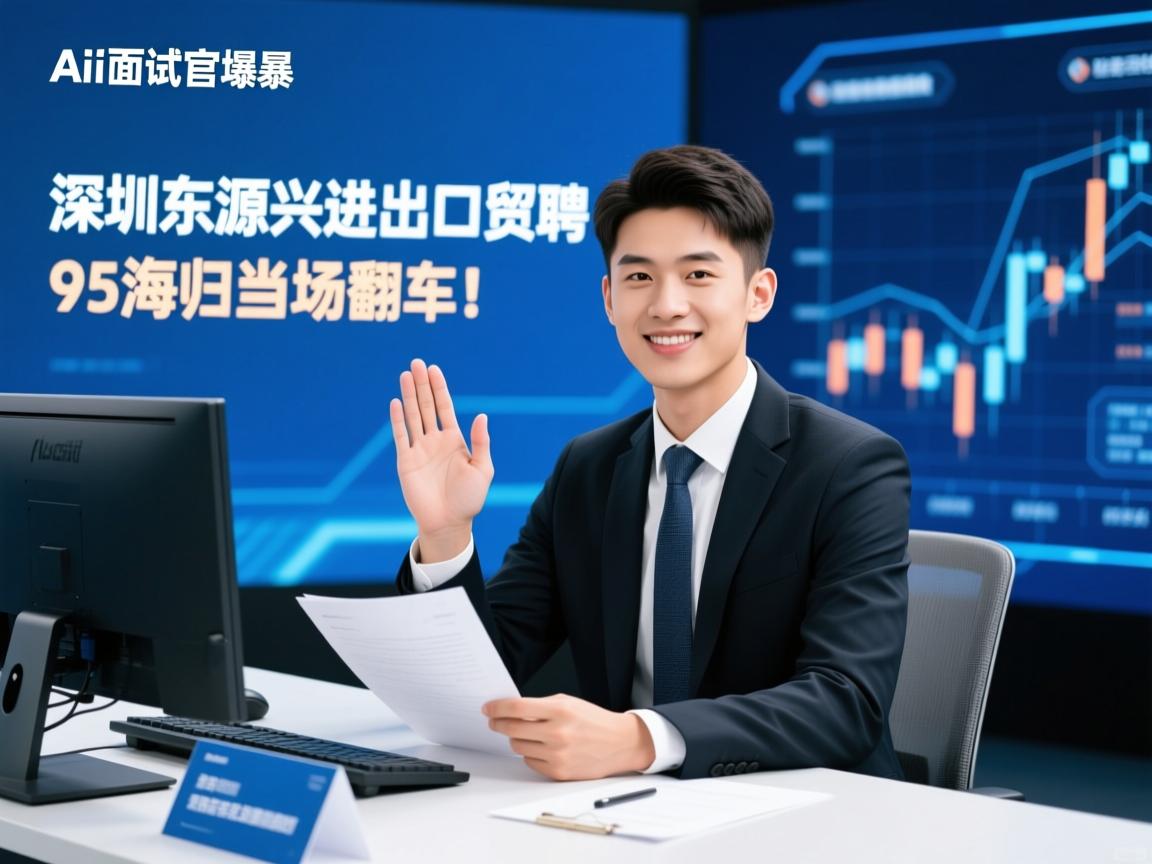 AI面试官首曝,深圳东源兴进出口贸易招聘现场,95后海归当场翻车!
