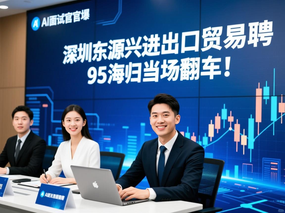 AI面试官首曝,深圳东源兴进出口贸易招聘现场,95后海归当场翻车!