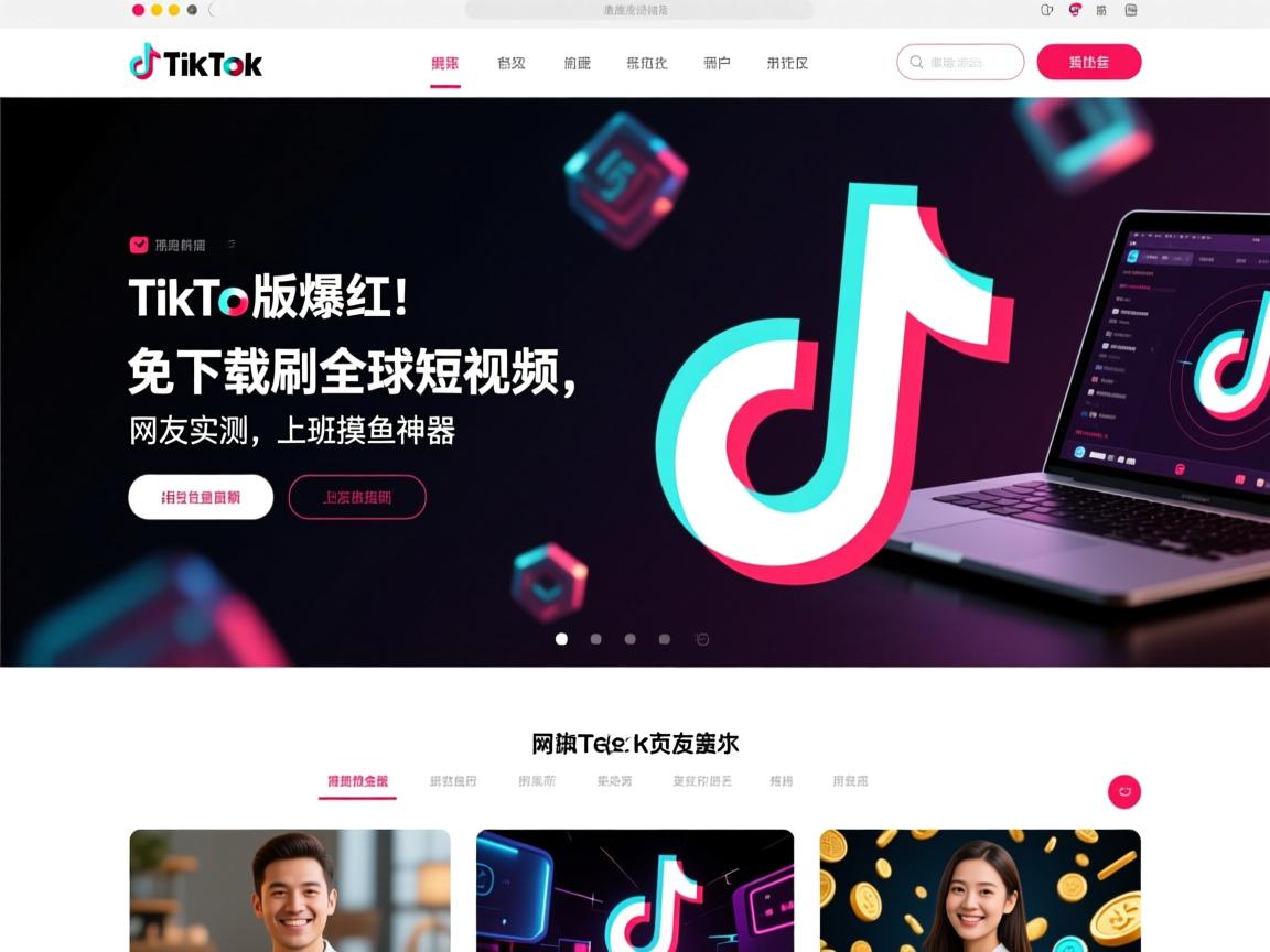 TikTok网页版爆红!免下载刷全球短视频,网友实测,上班摸鱼神器