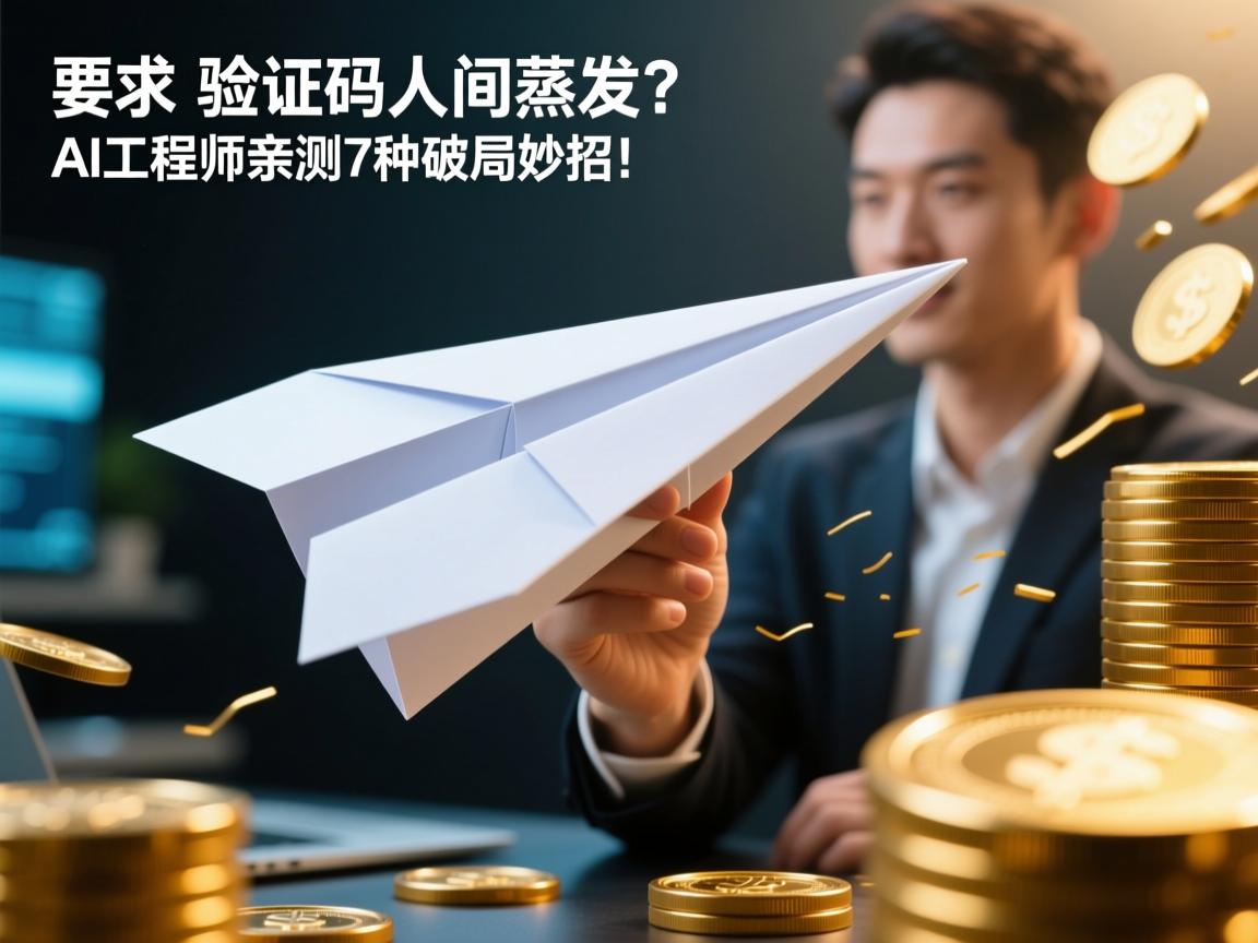 纸飞机验证码人间蒸发?AI工程师亲测7种破局妙招!
