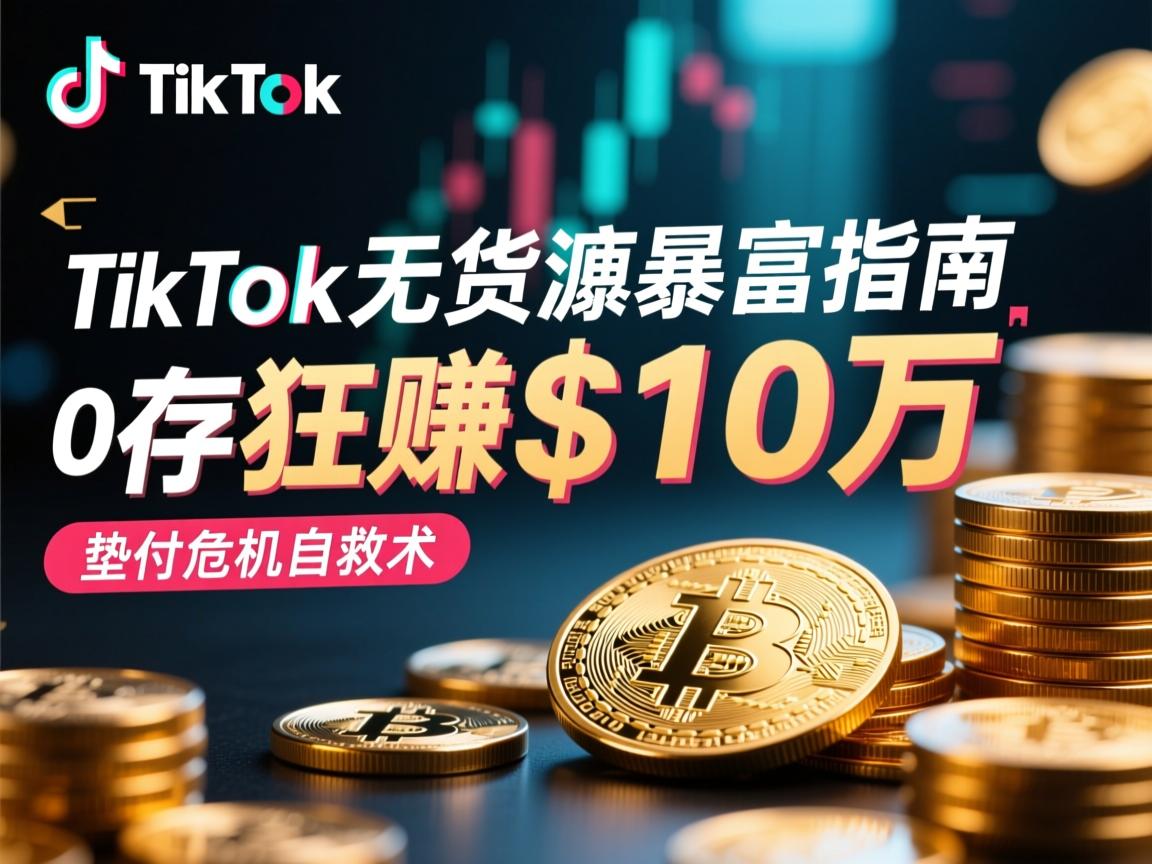 TikTok无货源暴富指南,0库存狂赚$10万,垫付危机自救术