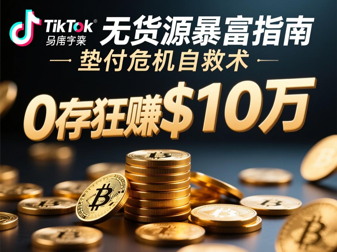 TikTok无货源暴富指南,0库存狂赚$10万,垫付危机自救术