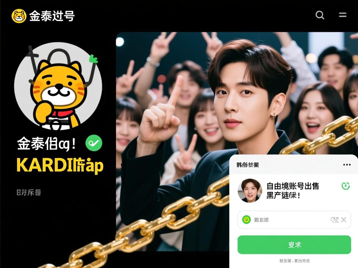 金泰亨KakaoTalk账号被盗始末!KARD事件引爆韩娱圈,粉丝怒斥自由境账号出售黑产链