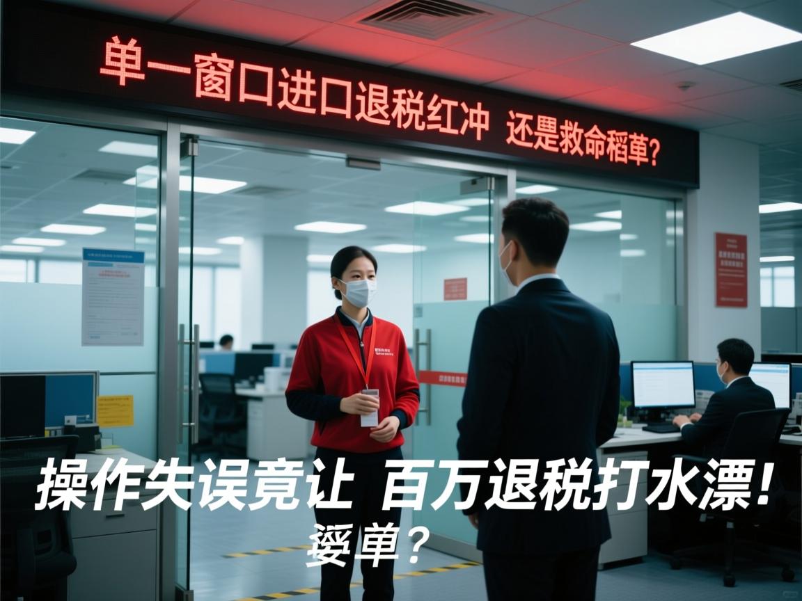 单一窗口出口退税红冲,外贸企业的财务噩梦还是救命稻草?操作失误竟让百万退税打水漂!