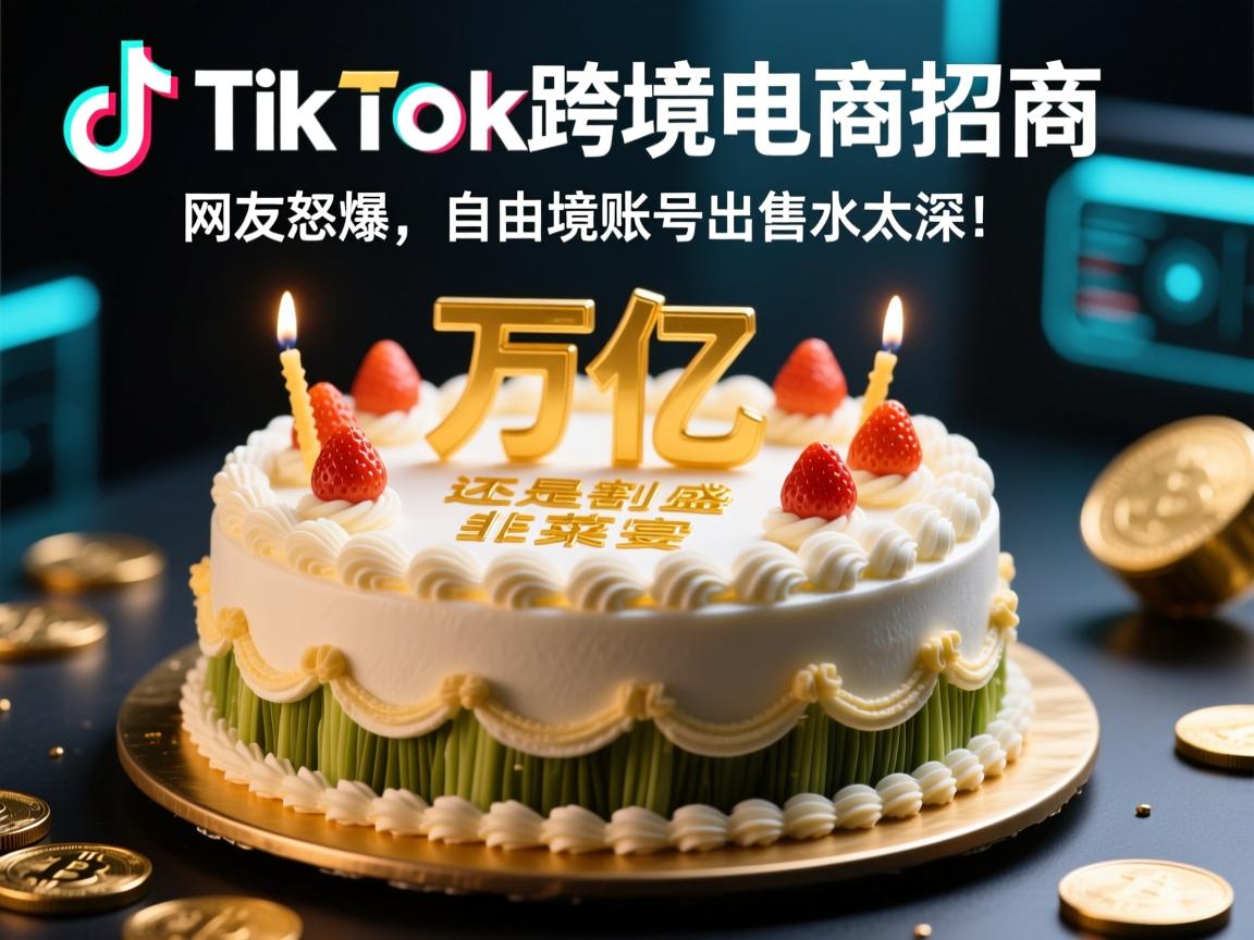 TikTok跨境电商招商，万亿蛋糕还是割韭菜盛宴？网友怒曝，自由境账号出售水太深！