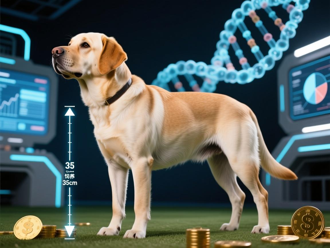 拉布拉多犬变种35饲养指南,突破35cm身高极限的基因奇迹!