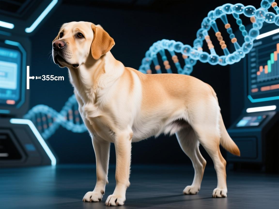 拉布拉多犬变种35饲养指南,突破35cm身高极限的基因奇迹!