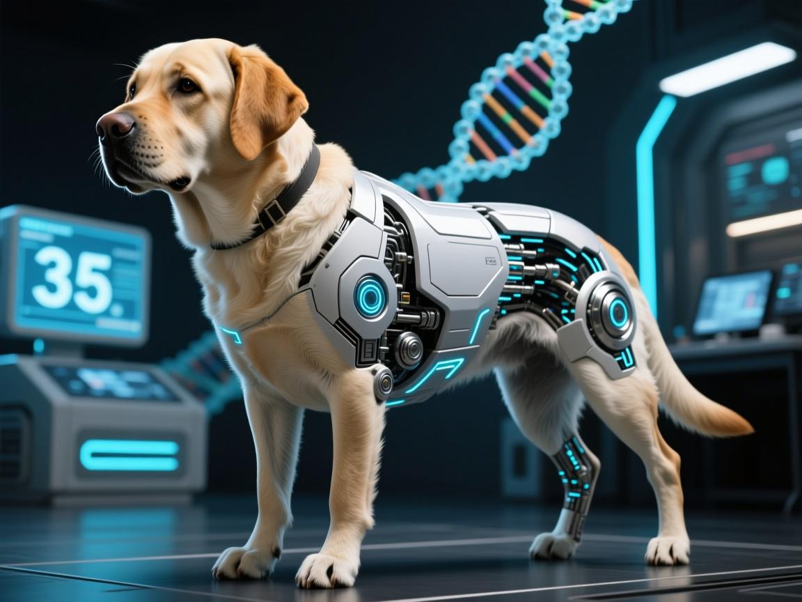 拉布拉多35型，基因改造犬突破35cm魔咒？真相令人震惊！