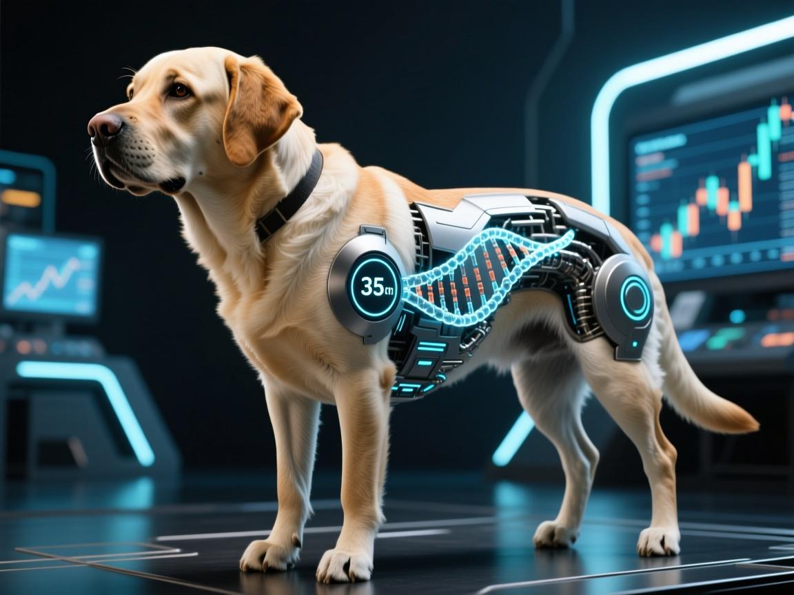 拉布拉多35型,基因改造犬突破35cm魔咒?真相令人震惊!