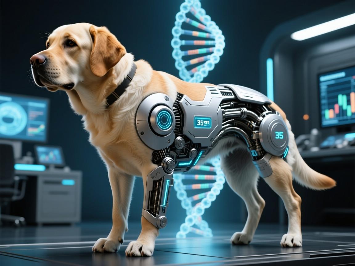 拉布拉多35型,基因改造犬突破35cm魔咒?真相令人震惊!