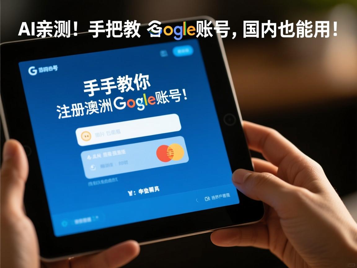 AI亲测!手把手教你注册澳洲谷歌账号,国内也能用!