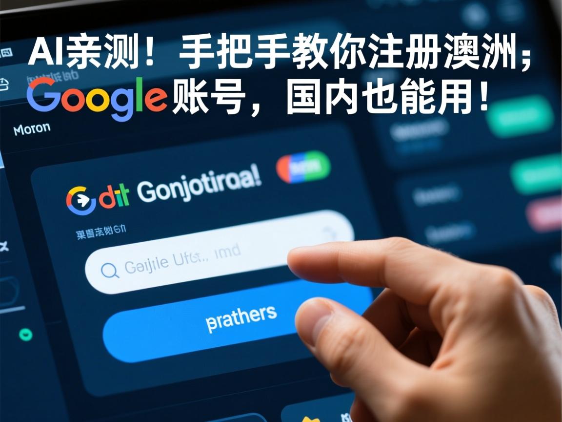 AI亲测!手把手教你注册澳洲谷歌账号,国内也能用!