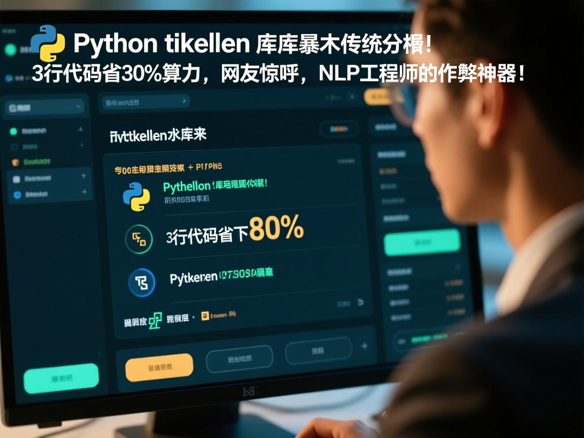 Python tiktoken库暴击传统分词!3行代码省下80%算力,网友惊呼,NLP工程师的作弊神器!