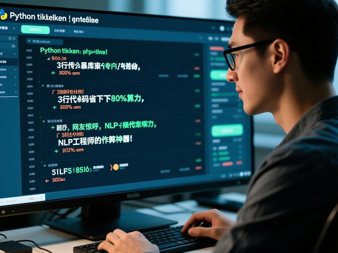 Python tiktoken库暴击传统分词!3行代码省下80%算力,网友惊呼,NLP工程师的作弊神器!