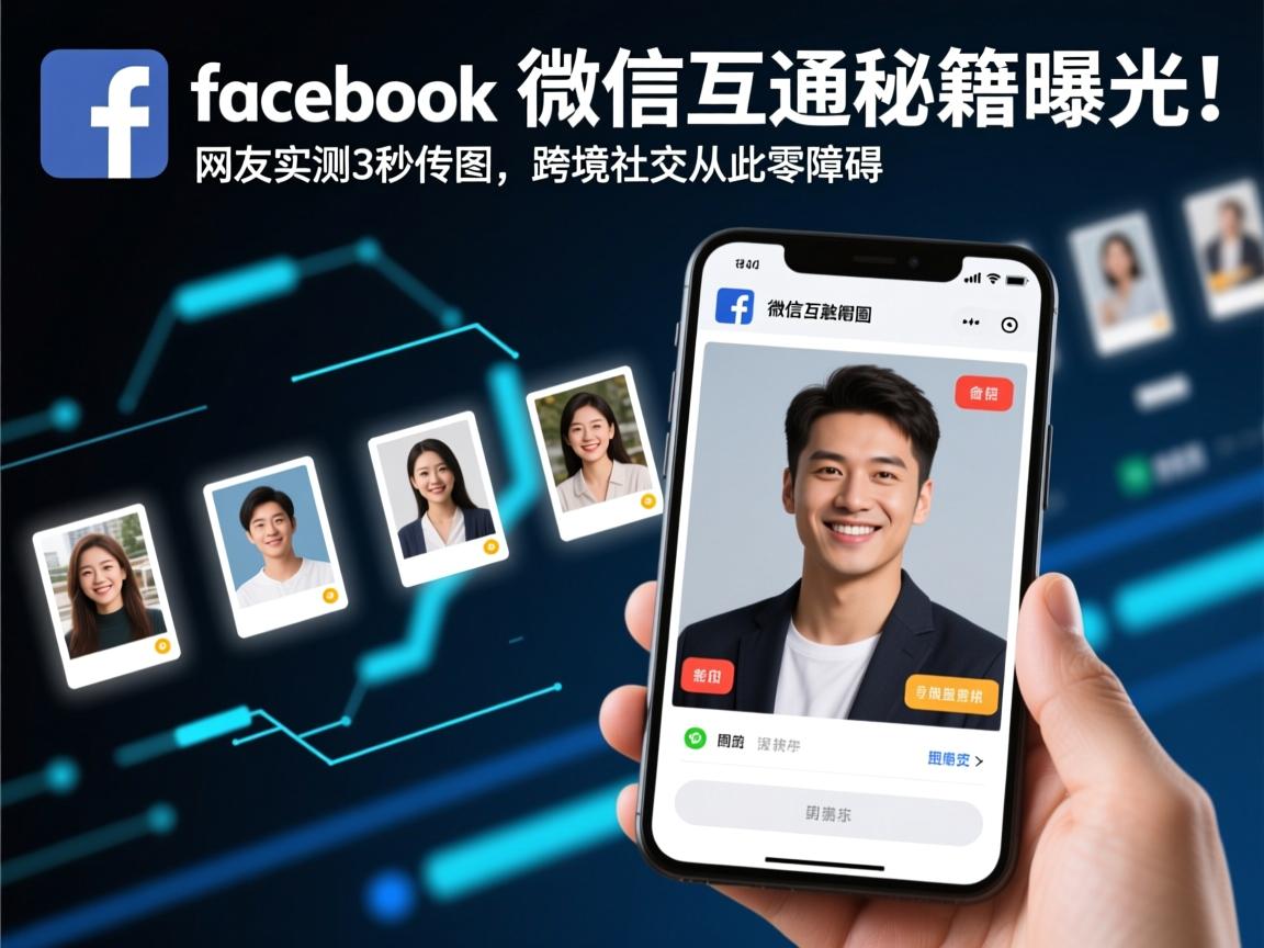 脸书微信互通秘籍曝光!网友实测3秒传图,跨境社交从此零障碍